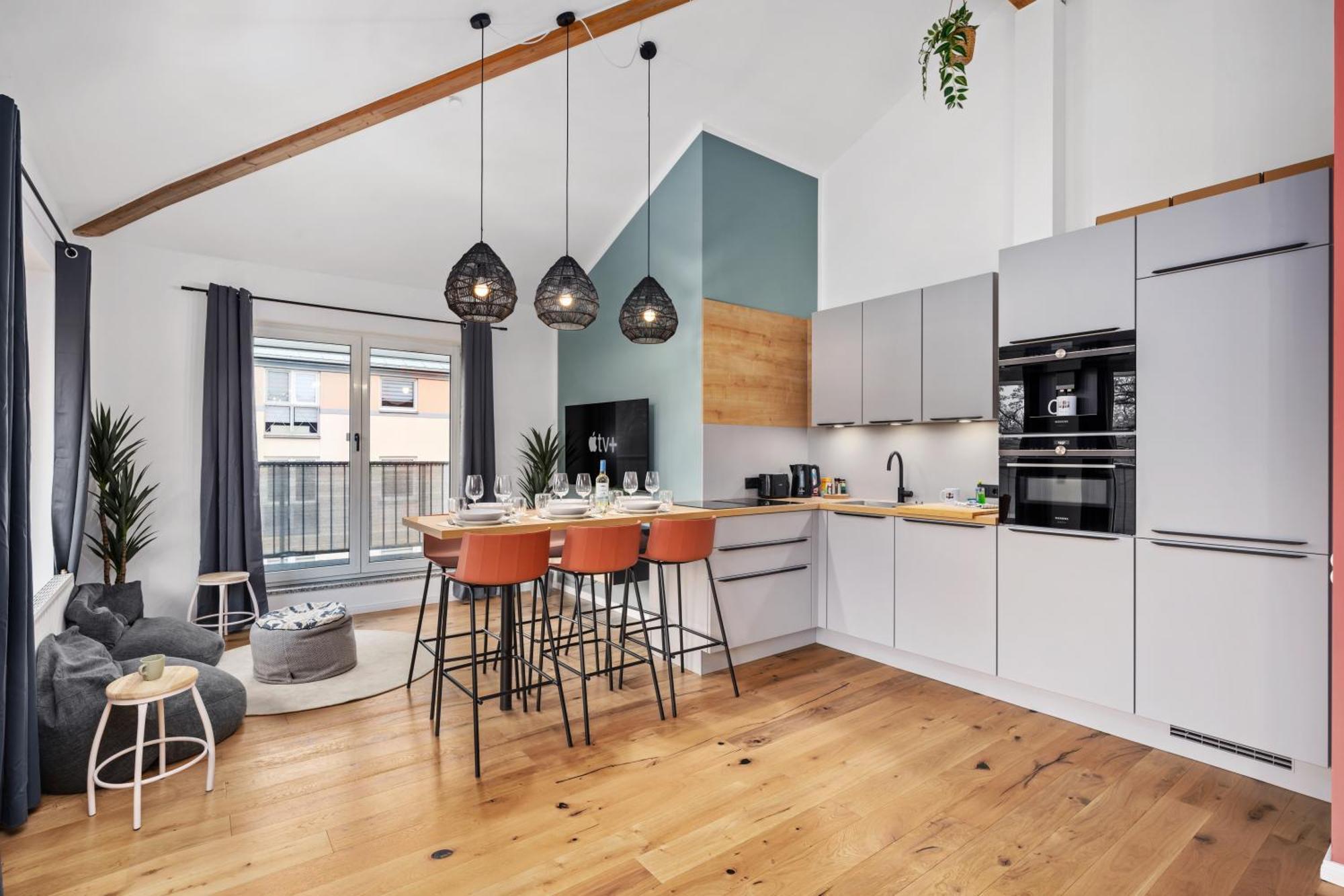 Appartement Edler Wohnraum Schwanenteich-Penthouse Mit Garage, Grill, Kaffeevollautomat, Klima, Lift & Terrasse à Zwickau Extérieur photo
